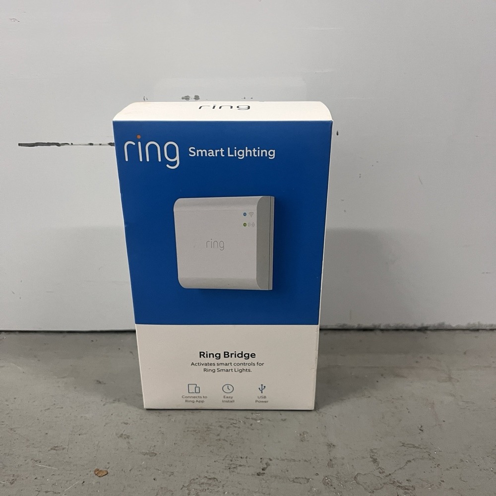 Ring Smart Lighting Bridge White NEW Sealed Box Works with‎ Alexa Smart Home